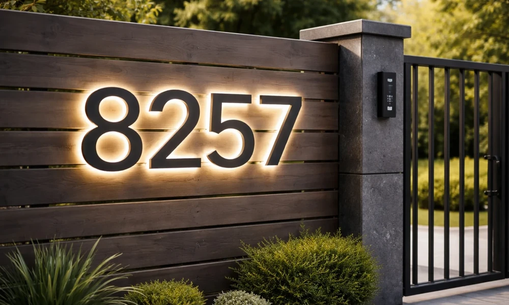 Design Tips for Creating Address Plaques That Balance Functionality and Style